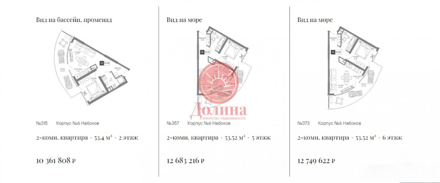 ЖК Крымская Резиденция - корпус Набоков г.Алушта