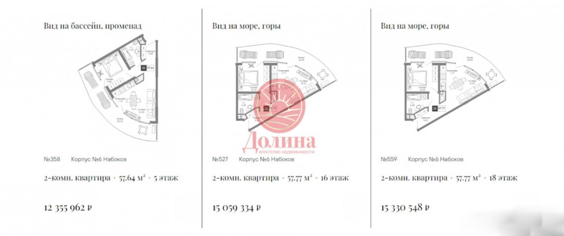 ЖК Крымская Резиденция - корпус Набоков г.Алушта
