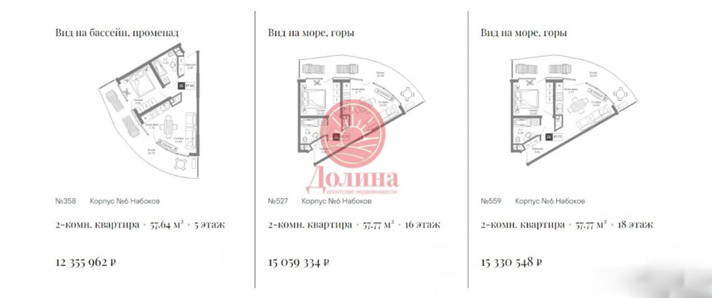 ЖК Крымская Резиденция - корпус Набоков г.Алушта