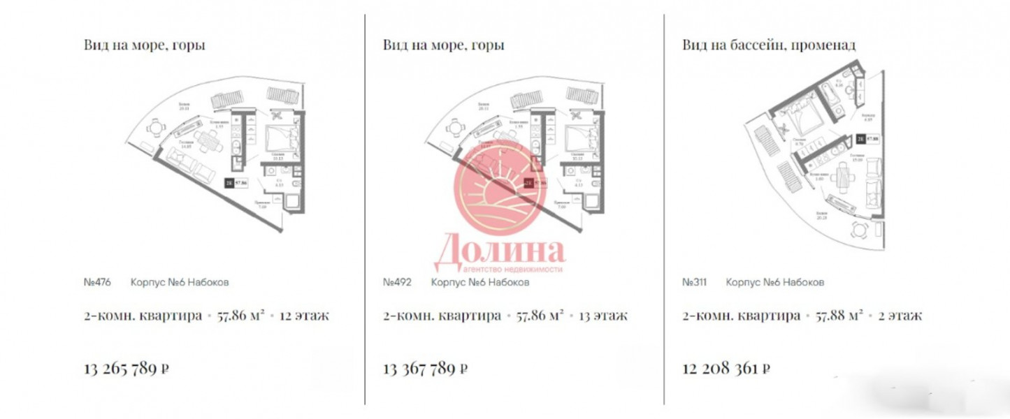 ЖК Крымская Резиденция - корпус Набоков г.Алушта