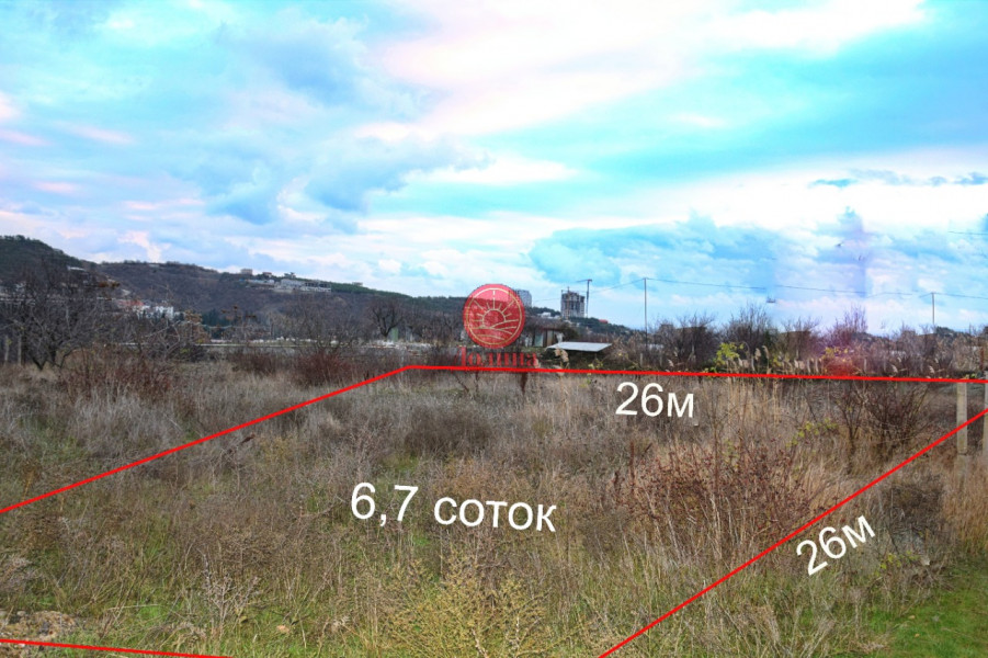 Участок 6.7 соток г. Алушта
