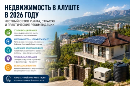 Недвижимость в Алуште в 2026 году: честный обзор рынка